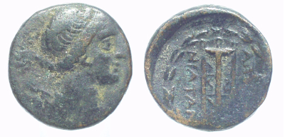 Apollonia bronze coin